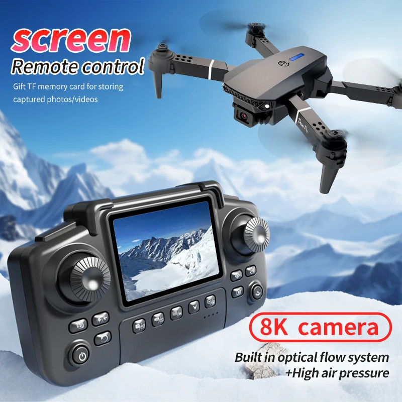 Professional E88 PRO Drone wit - Drone Aerial Photography recension och pris