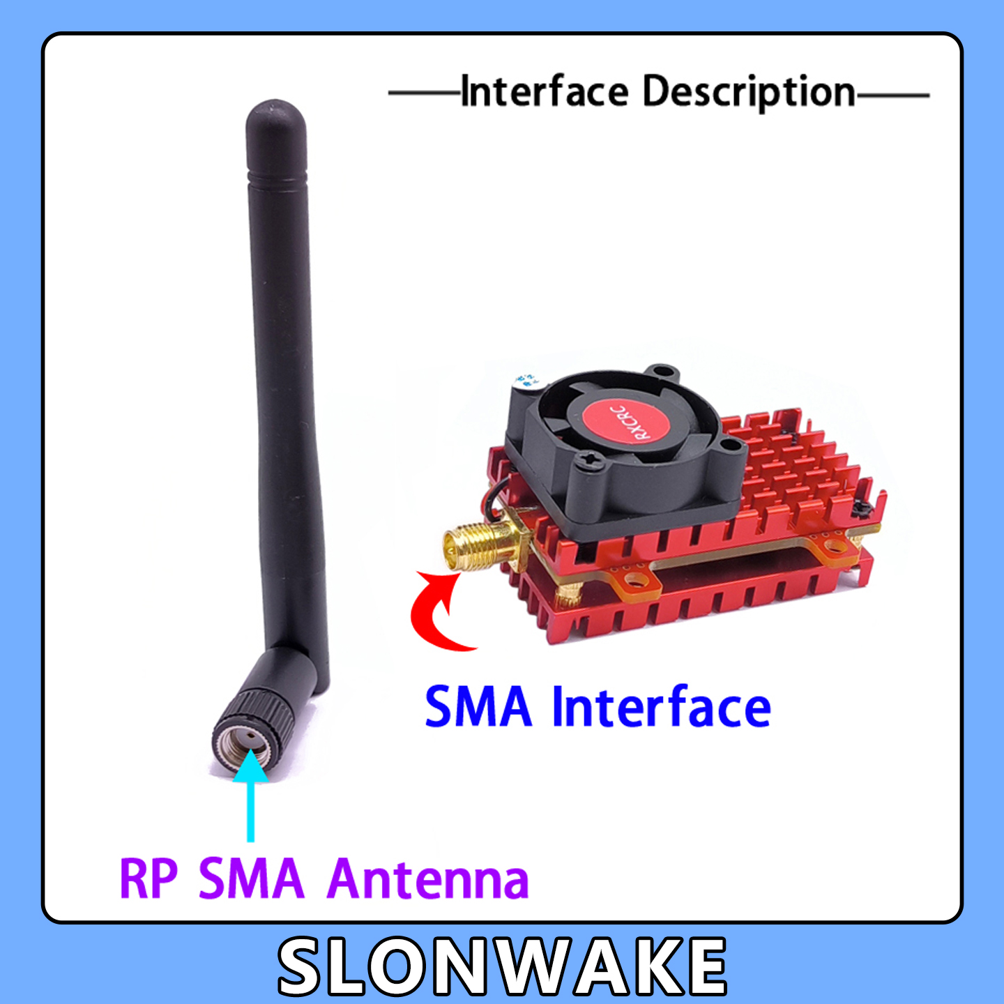 SLONWAKE 5.8G 2W VTX FPV 1800T - Drone Aerial Photography recension och pris