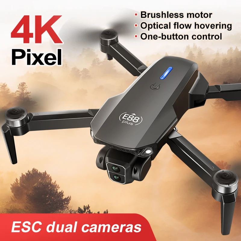 New E88 Plus Quadcopter Drone: - Drone Lidar recension och pris