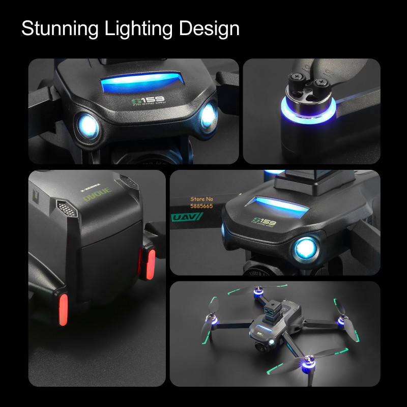 8K Dual Camera 5G WIFI FPV Rem - Drone Aerial Photography recension och pris