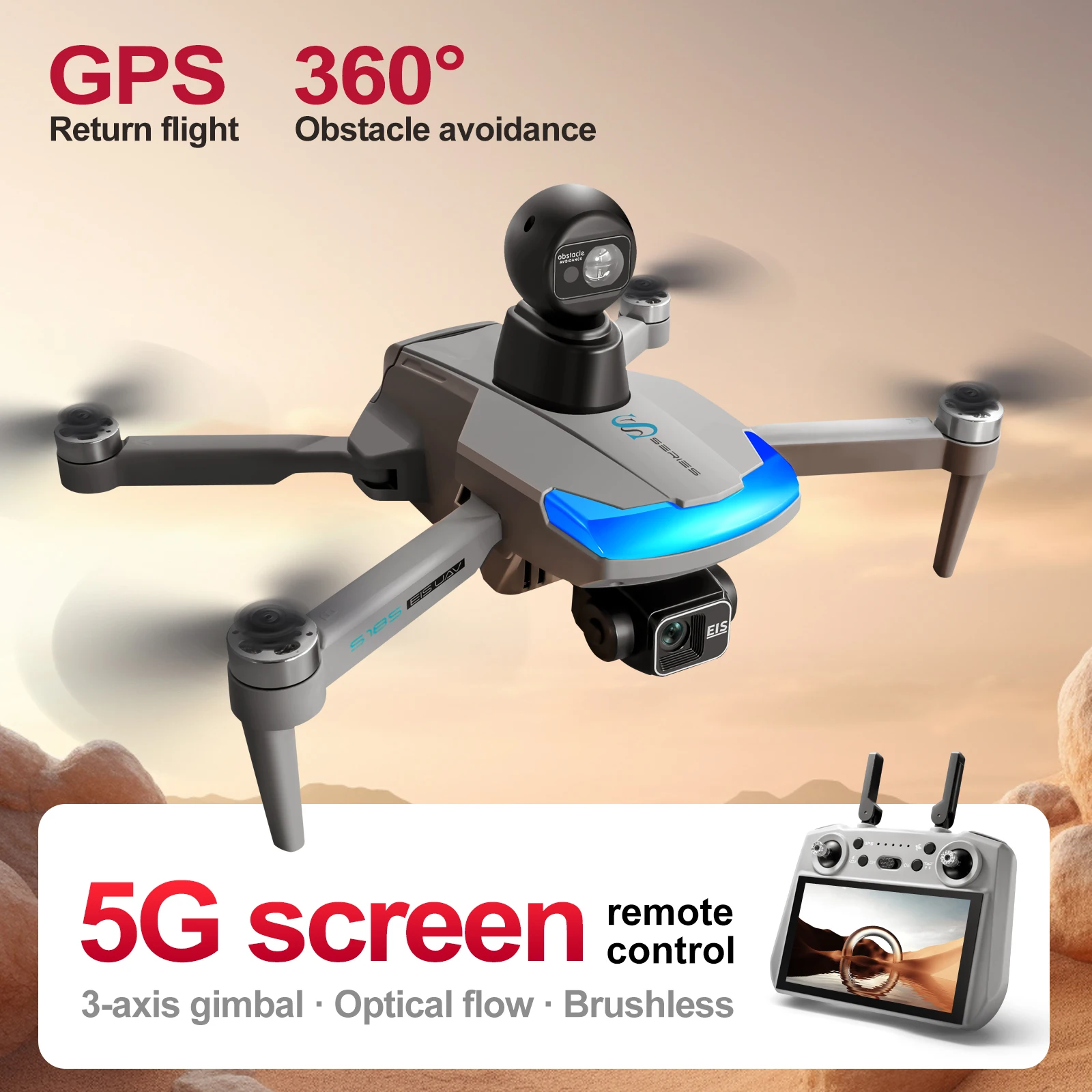 S185 Professional Drone 2.7K H - Drone Multispectral recension och pris