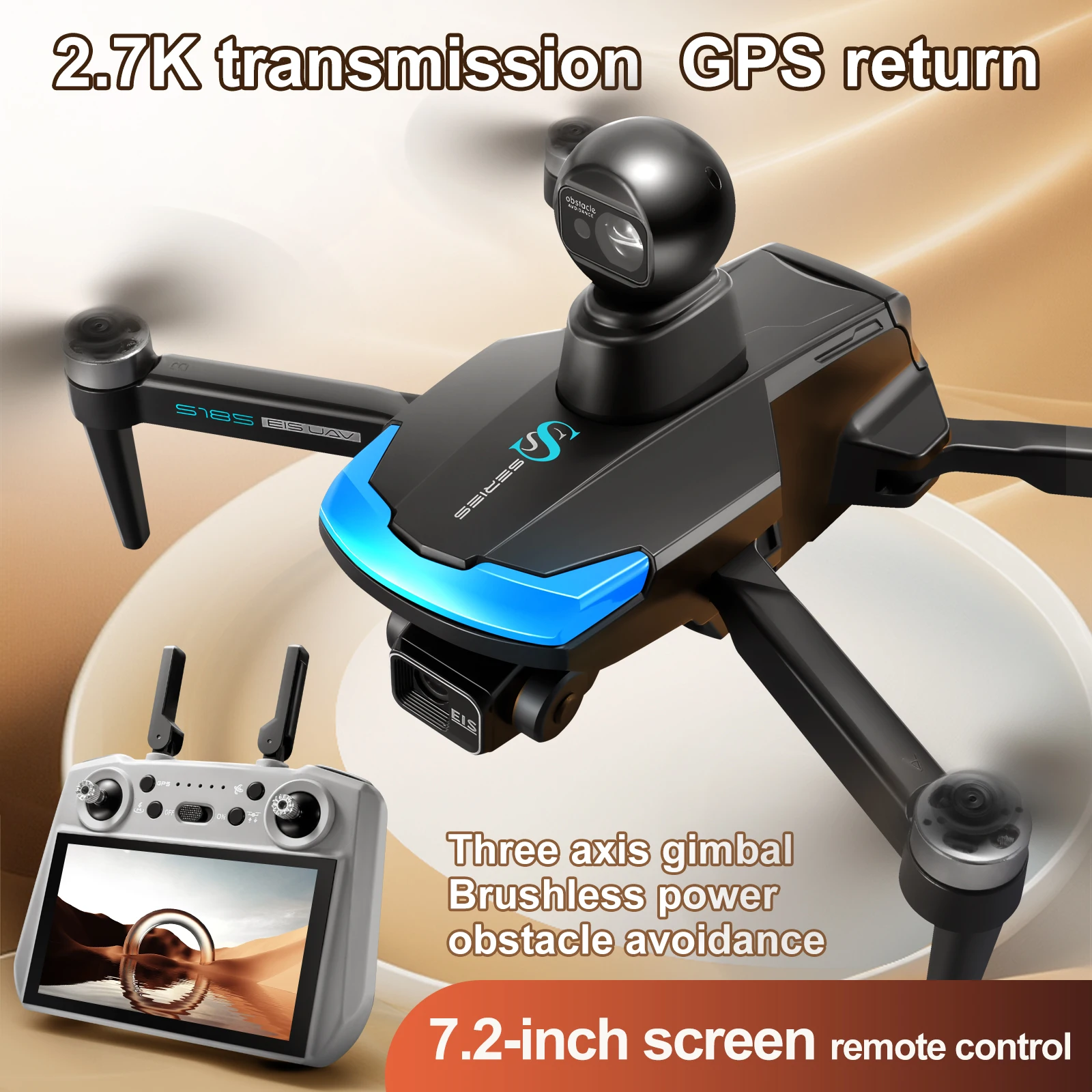 S185 Professional Drone 2.7K H - Drone Multispectral recension och pris